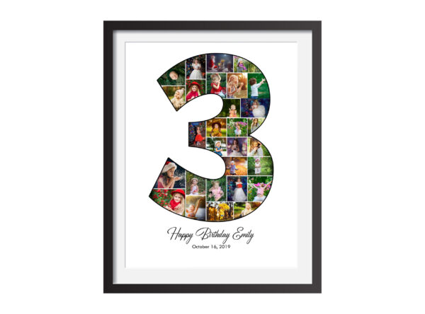 3rd Birthday 24-50 Photo Collage - Image 5