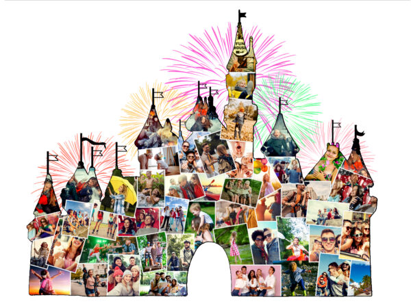 Disney Castle Photo Collage - Image 5