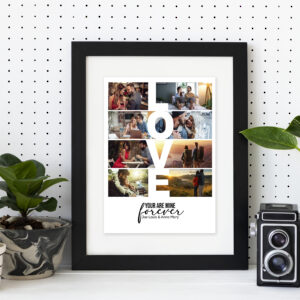 Plant lover home decor with picture frame